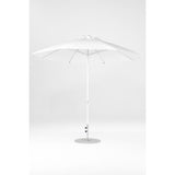 11 Ft Octagonal Frankford Patio Umbrella- Crank Lift- Matte White Frame
