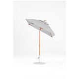 6.5 Ft Frankford Square Patio Umbrella- Crank Auto-Tilt- Wood Grain Frame