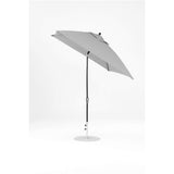 7.5 Ft Frankford Square Patio Umbrella- Crank Auto-Tilt- Matte Black Frame