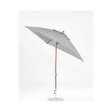 7.5 Ft Frankford Square Patio Umbrella- Crank Auto-Tilt- Matte Bronze Frame