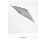 7.5 Ft Frankford Square Patio Umbrella- Crank Auto-Tilt- Matte White Frame