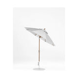 7.5 Ft Octagonal Frankford Patio Umbrella- Crank Auto-Tilt- Matte Bronze Frame