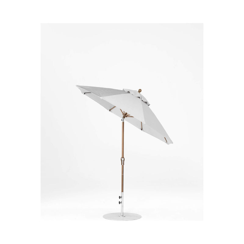 7.5 Ft Octagonal Frankford Patio Umbrella- Crank Auto-Tilt- Matte Bronze Frame