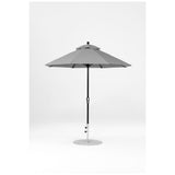 7.5 Ft Octagonal Frankford Patio Umbrella- Crank Lift- Matte Black Frame