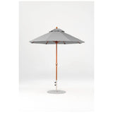 7.5 Ft Octagonal Frankford Patio Umbrella- Crank Lift- Wood Grain Frame