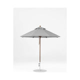 7.5 Ft Octagonal Frankford Patio Umbrella- Pulley Lift- Matte Bronze Frame