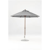 9 Ft Octagonal Frankford Patio Umbrella- Crank Lift- Matte Bronze Frame