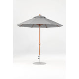 9 Ft Octagonal Frankford Patio Umbrella- Crank Lift- Wood Grain Frame