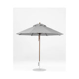 9 Ft Octagonal Frankford Patio Umbrella- Pulley Lift- Matte Bronze Frame