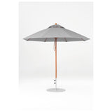 9 Ft Octagonal Frankford Patio Umbrella- Pulley Lift- Wood Grain Frame