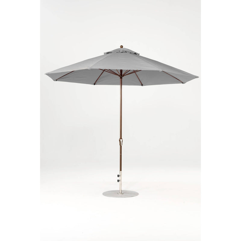 11 Ft Octagonal Frankford Patio Umbrella- Crank Lift- Matte Bronze Frame