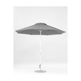 11 Ft Octagonal Frankford Patio Umbrella- Crank Lift- Matte White Frame