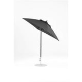 6.5 Ft Frankford Square Patio Umbrella- Crank Auto-Tilt- Matte Black Frame