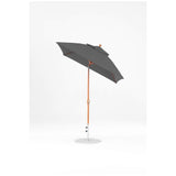 6.5 Ft Frankford Square Patio Umbrella- Crank Auto-Tilt- Wood Grain Frame