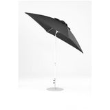 7.5 Ft Frankford Square Patio Umbrella- Crank Auto-Tilt- Matte White Frame