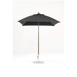 7.5 Ft Square Frankford Patio Umbrella- Crank Lift- Matte Bronze Frame