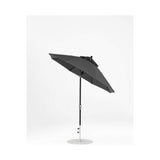 7.5 Ft Octagonal Frankford Patio Umbrella- Crank Auto-Tilt- Matte Black Frame