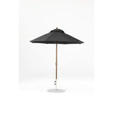 7.5 Ft Octagonal Frankford Patio Umbrella- Crank Lift- Matte Bronze Frame