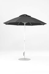 9 Ft Octagonal Frankford Patio Umbrella- Crank Lift- Matte White Frame
