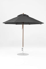9 Ft Octagonal Frankford Patio Umbrella- Pulley Lift- Matte Bronze Frame