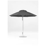 9 Ft Octagonal Frankford Patio Umbrella- Pulley Lift- Matte Silver Frame