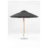 9 Ft Octagonal Frankford Patio Umbrella- Pulley Lift- Wood Grain Frame