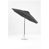 11 Ft Octagonal Frankford Patio Umbrella- Crank Auto-Tilt- Matte Black Frame