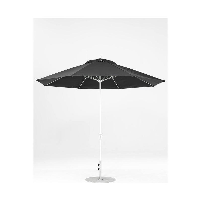 11 Ft Octagonal Frankford Patio Umbrella- Crank Lift- Matte White Frame