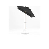 6.5 Ft Frankford Square Patio Umbrella- Crank Auto-Tilt- Matte Bronze Frame