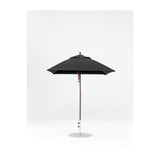 6.5 Ft Square Frankford Patio Umbrella- Pulley Lift- Matte Bronze Frame