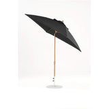 7.5 Ft Frankford Square Patio Umbrella- Crank Auto-Tilt- Wood Grain Frame