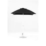 7.5 Ft Square Frankford Patio Umbrella- Crank Lift- Matte White Frame
