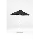 7.5 Ft Octagonal Frankford Patio Umbrella- Crank Lift- Polished Silver Anodized Frame