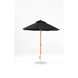 7.5 Ft Octagonal Frankford Patio Umbrella- Crank Lift- Wood Grain Frame