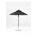 7.5 Ft Octagonal Frankford Patio Umbrella- Pulley Lift- Matte Black Frame