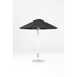 7.5 Ft Octagonal Frankford Patio Umbrella- Pulley Lift- Matte White Frame