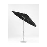 11 Ft Octagonal Frankford Patio Umbrella- Crank Auto-Tilt- Polished Silver Anodized Frame