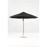 11 Ft Octagonal Frankford Patio Umbrella- Pulley Lift- Matte Bronze Frame