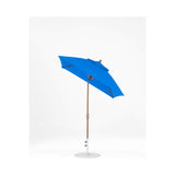 6.5 Ft Frankford Square Patio Umbrella- Crank Auto-Tilt- Matte Bronze Frame