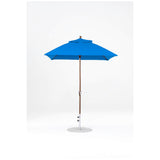 6.5 Ft Square Frankford Patio Umbrella- Crank Lift- Matte Bronze Frame