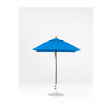 6.5 Ft Square Frankford Patio Umbrella- Pulley Lift- Matte Bronze Frame