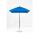 7.5 Ft Square Frankford Patio Umbrella- Crank Lift- Matte Black Frame