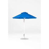 7.5 Ft Octagonal Frankford Patio Umbrella- Pulley Lift- Matte White Frame