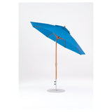 9 Ft Octagonal Frankford Patio Umbrella- Crank Auto-Tilt- Wood Grain Frame