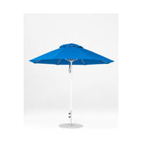 9 Ft Octagonal Frankford Patio Umbrella- Pulley Lift- Matte White Frame