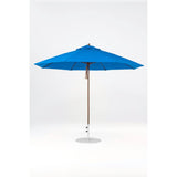 11 Ft Octagonal Frankford Patio Umbrella- Pulley Lift- Matte Bronze Frame