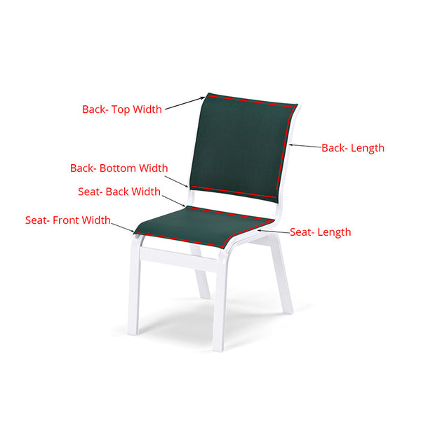 2 Piece Custom Chair Replacement Sling | Item CCS-2pc