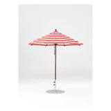 7.5 Ft Octagonal Frankford Patio Umbrella- Pulley Lift- Matte Bronze Frame