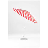 9 Ft Octagonal Frankford Patio Umbrella- Crank Auto-Tilt- Matte White Frame
