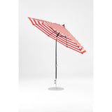 11 Ft Octagonal Frankford Patio Umbrella- Crank Auto-Tilt- Matte Black Frame